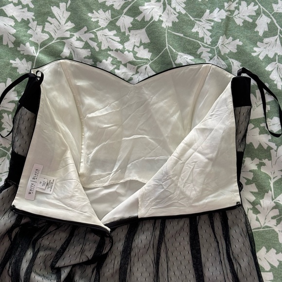 Prom Dress Strapless lace overlay Dress Size 12 New - Picture 8 of 8